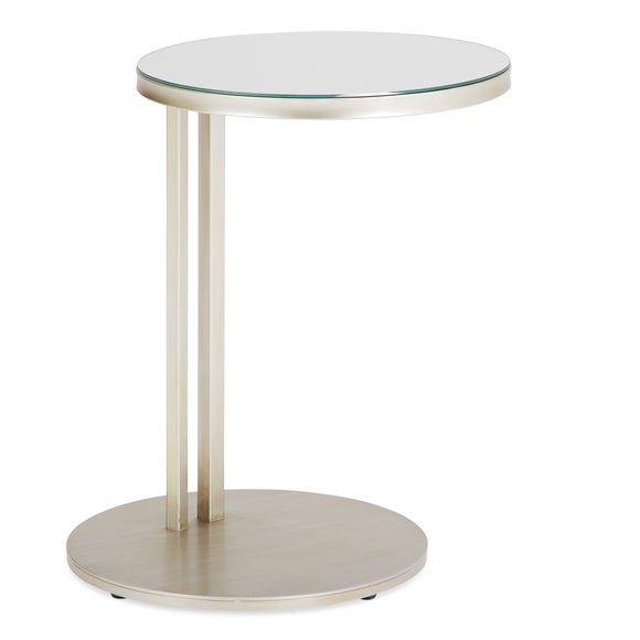 glass side tables dunelm