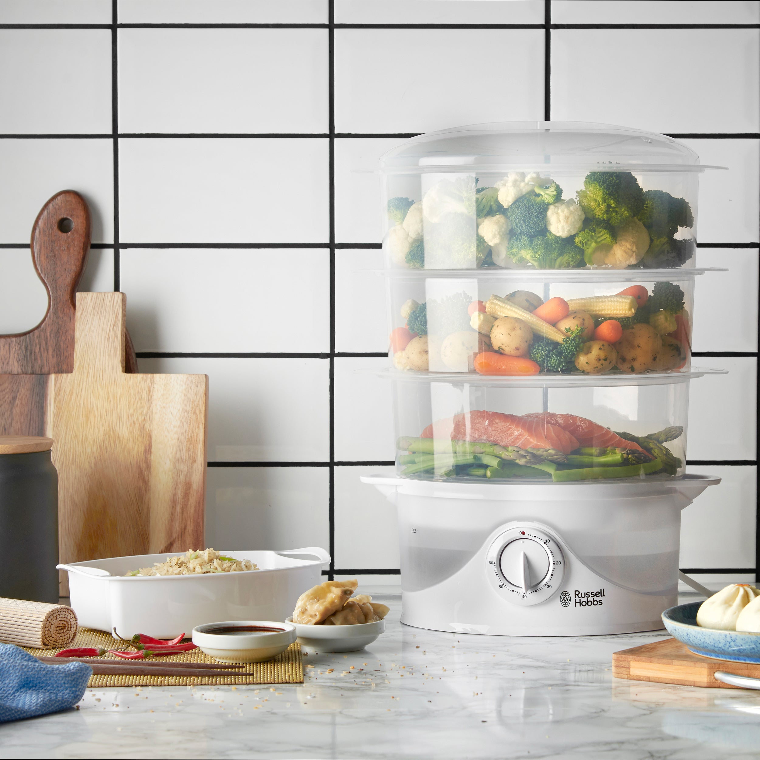Shop Two Tier Food Steamer - Insanely Cool Products