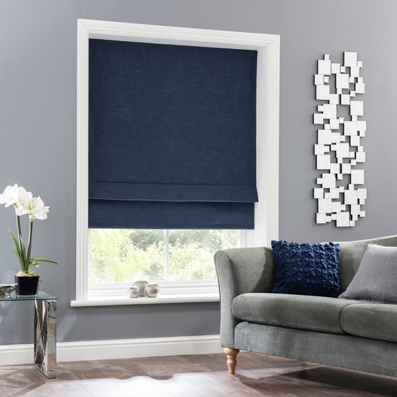 linen look blackout roller blinds