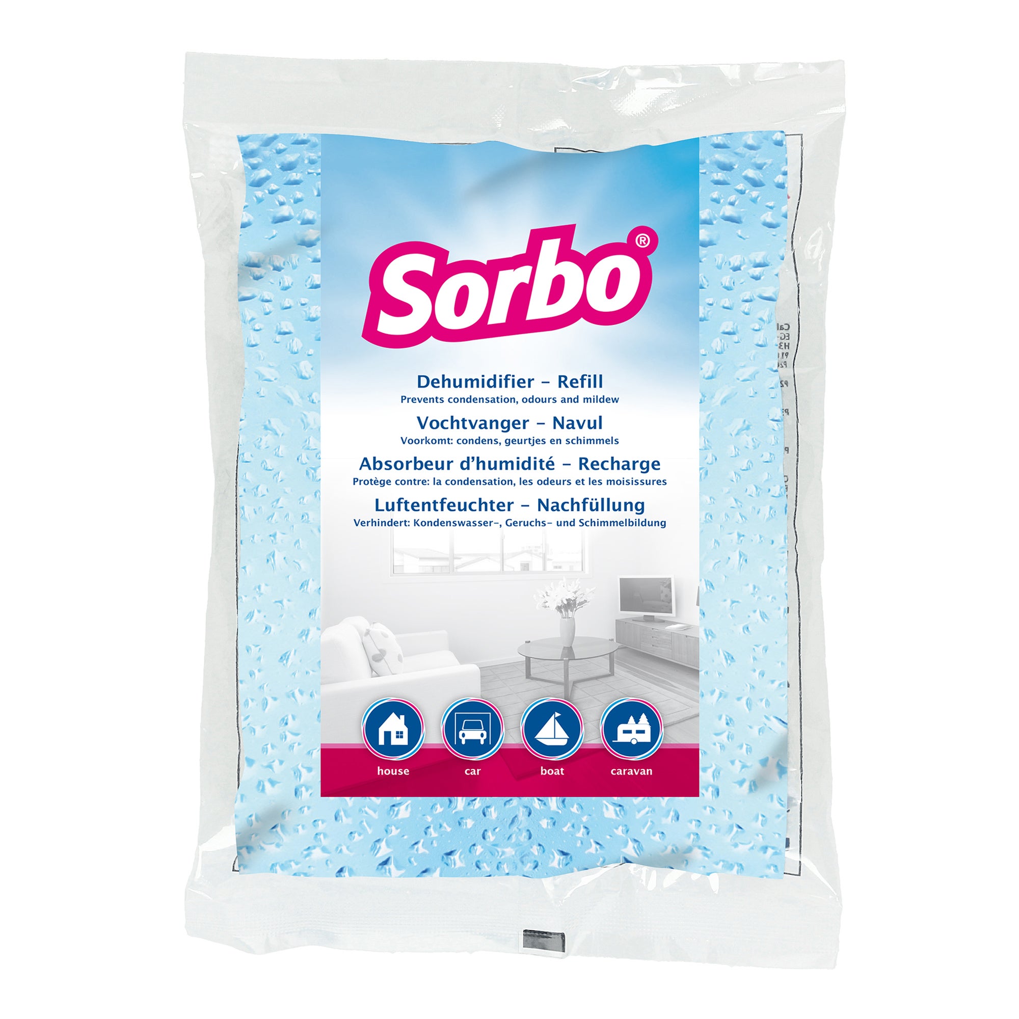 Moisture Absorbing Sachets for Home, Car, Boats and Caravans.