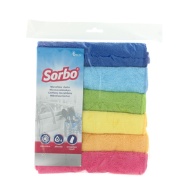 Sorbo 6 Microfibre Cloths