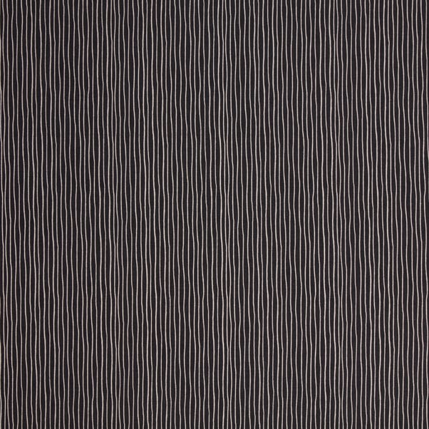 By the Metre Florence Stripe Fabric Black image 1 of 1