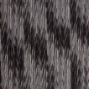 By the Metre Florence Stripe Fabric Black