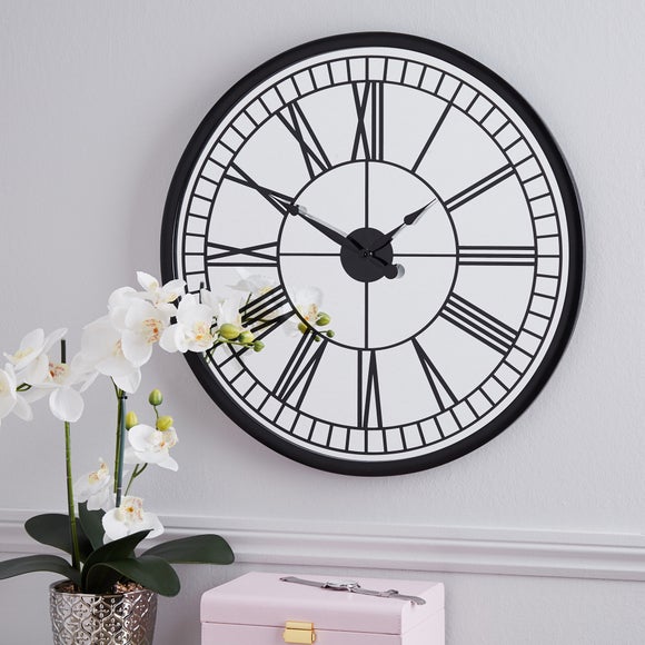 Creative acrylic silent mirror wall clock rectangular hollow corner  rectangular clock - AliExpress