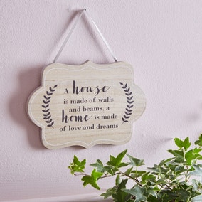 Home of Love and Dreams Plaque
