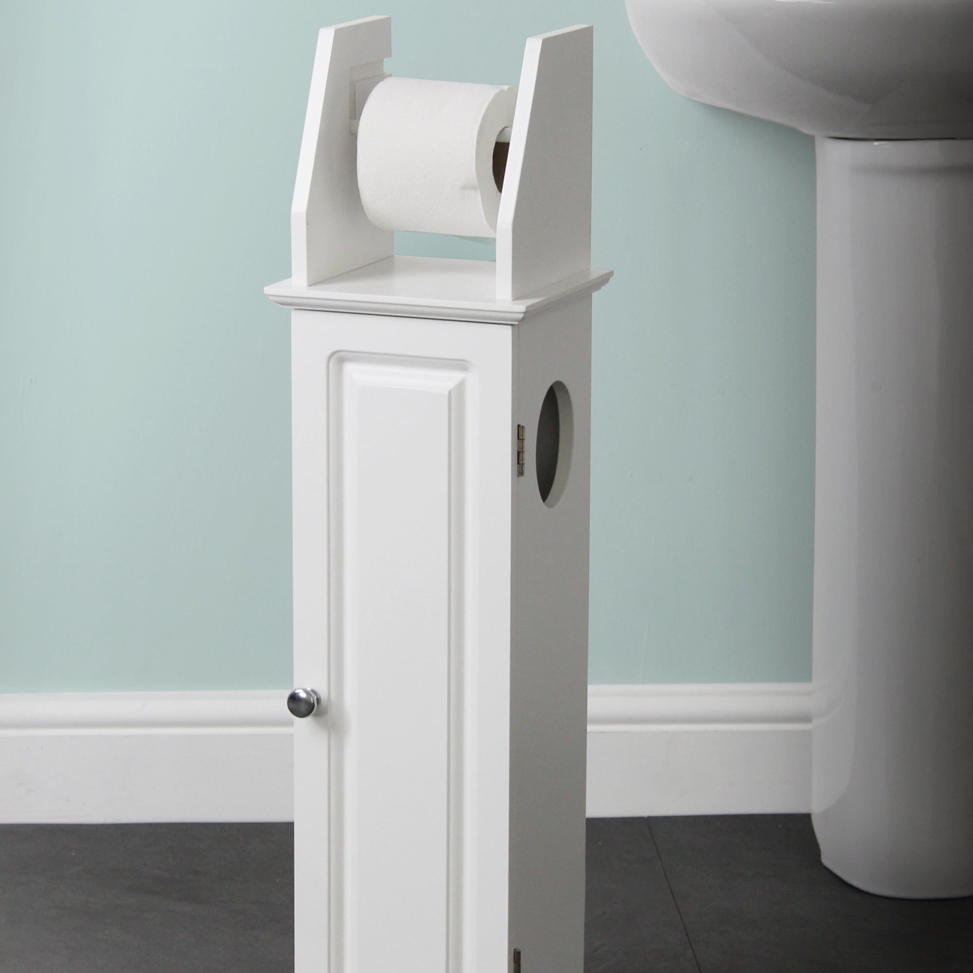 Image of Veneto Toilet Roll Holder White