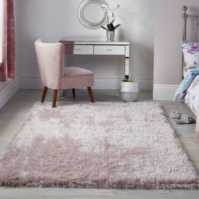 Riviera Sparkle Gy Rug Dunelm, Dusty Pink Rugs Uk