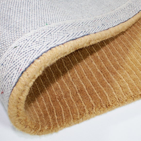 Boston Wool Border Square Rug Dunelm