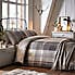 Colville Grey Check 100% Brushed Cotton Reversible Duvet Cover and Pillowcase Set  undefined