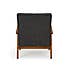 Arkin Wooden Frame Accent Chair - Grey