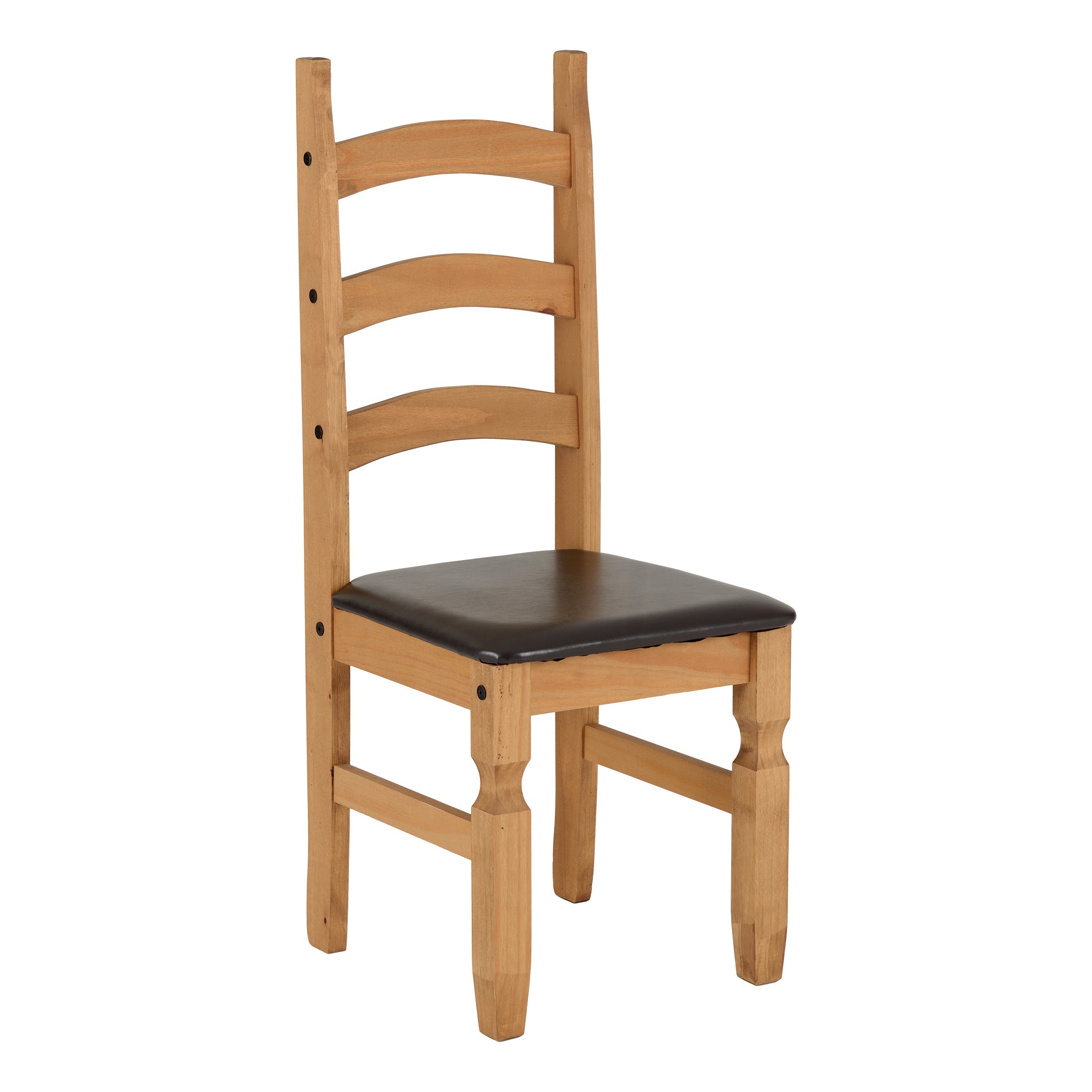 Corona Set Of 2 Dining Chairs Pine Natural