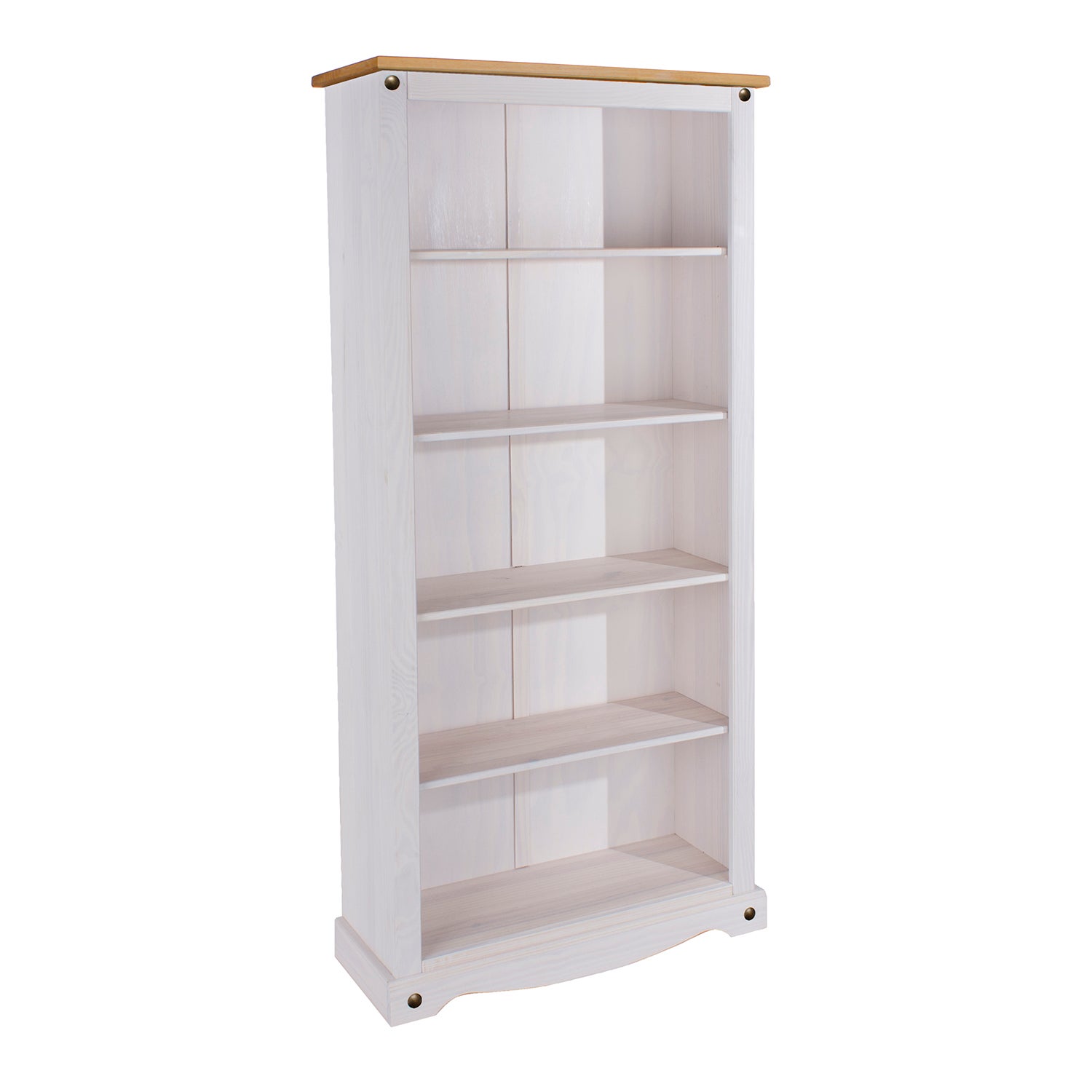 Corona White Tall Bookcase White
