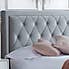 Woodbury Grey Fabric Bed Frame  undefined