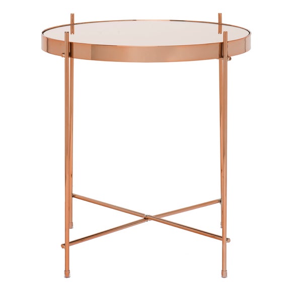 dunelm copper table lamp