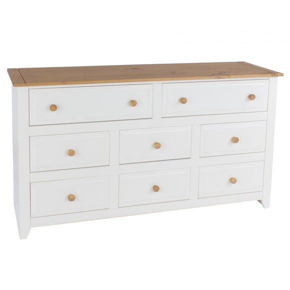 Pine 8 store drawer chest