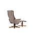 Whitham Swivel Recliner Chair - Natural