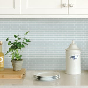 Inhome Sea Glass Self Adhesive Backsplash Tiles