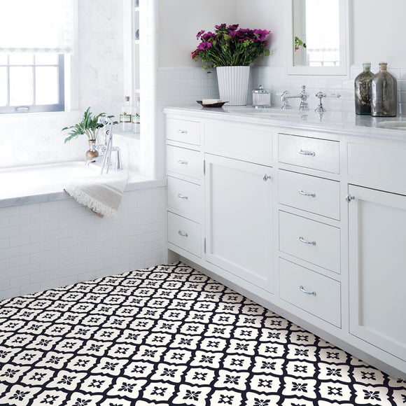 Adhesive bathroom deals tiles