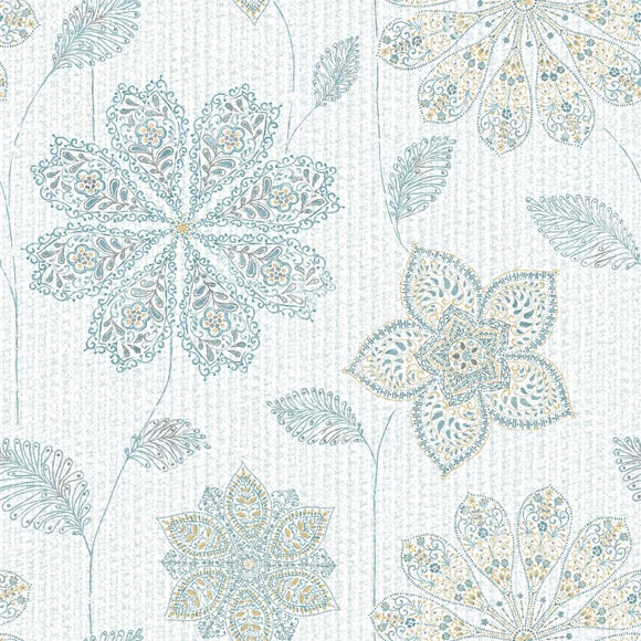 Peel  Stick Wallpaper 2FT Wide Sage Green Floral Hand Drawn Traditional  Classic Serene And Cream Block Print Custom Removable Wallpaper by  Spoonflower  Michaels