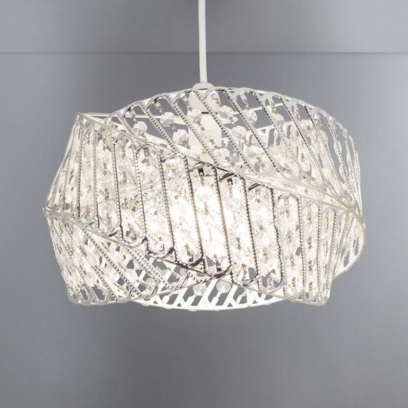 dunelm lampshade ceiling