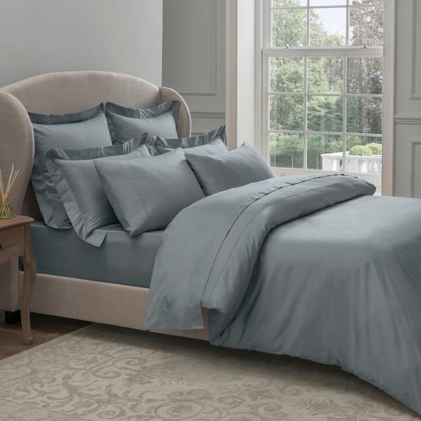 Dorma 300 Thread Count 100 Cotton Sateen Plain Denim Duvet Cover Dunelm - Dorma Grey Bedding Dunelm Dorma 300 Thread Count 100 Cotton Sateen Plain Denim Duvet Cover Dunelm - Dorma Grey Bedding Dunelm