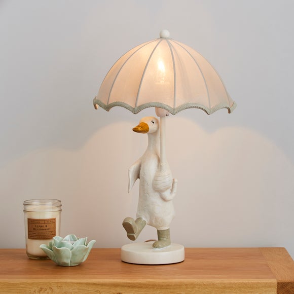 White store resin lamp