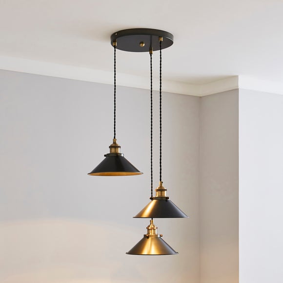 dunelm black light pendant