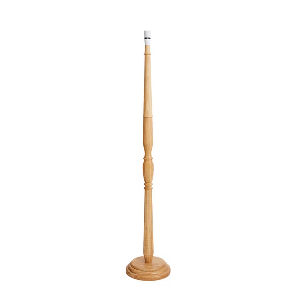 legoli turned wood floor lamp base