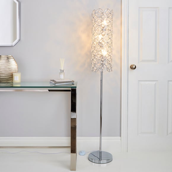 dunelm lantern floor lamp