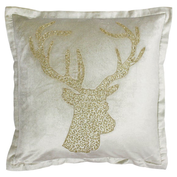 Dunelm 2025 stag cushion