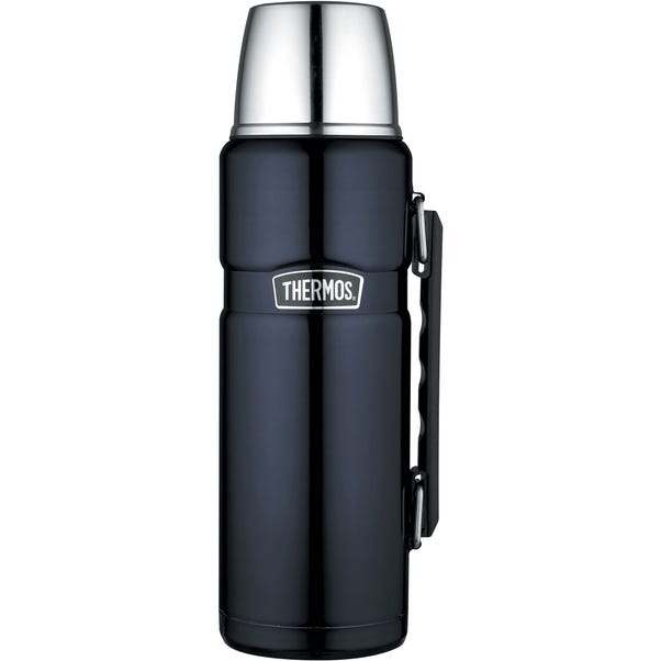 Thermos 1.2L Blue Stainless Steel Flask image 1 of 3