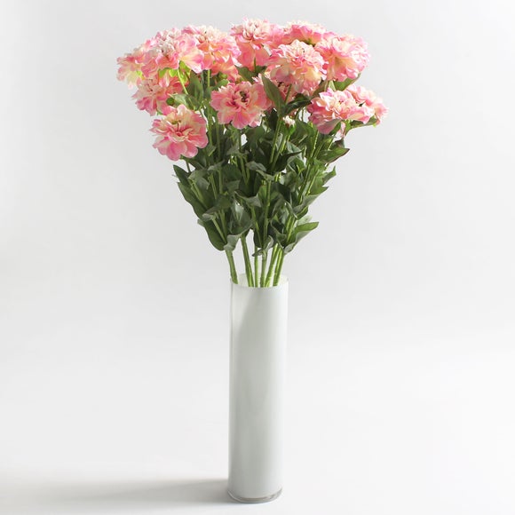 Click to view product details and reviews for Pack Of 12 Artificial Dahlia Pink Spray 80cm.