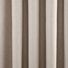 Jennings Natural Thermal Pencil Pleat Curtains