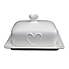 Country Heart Butter Dish White