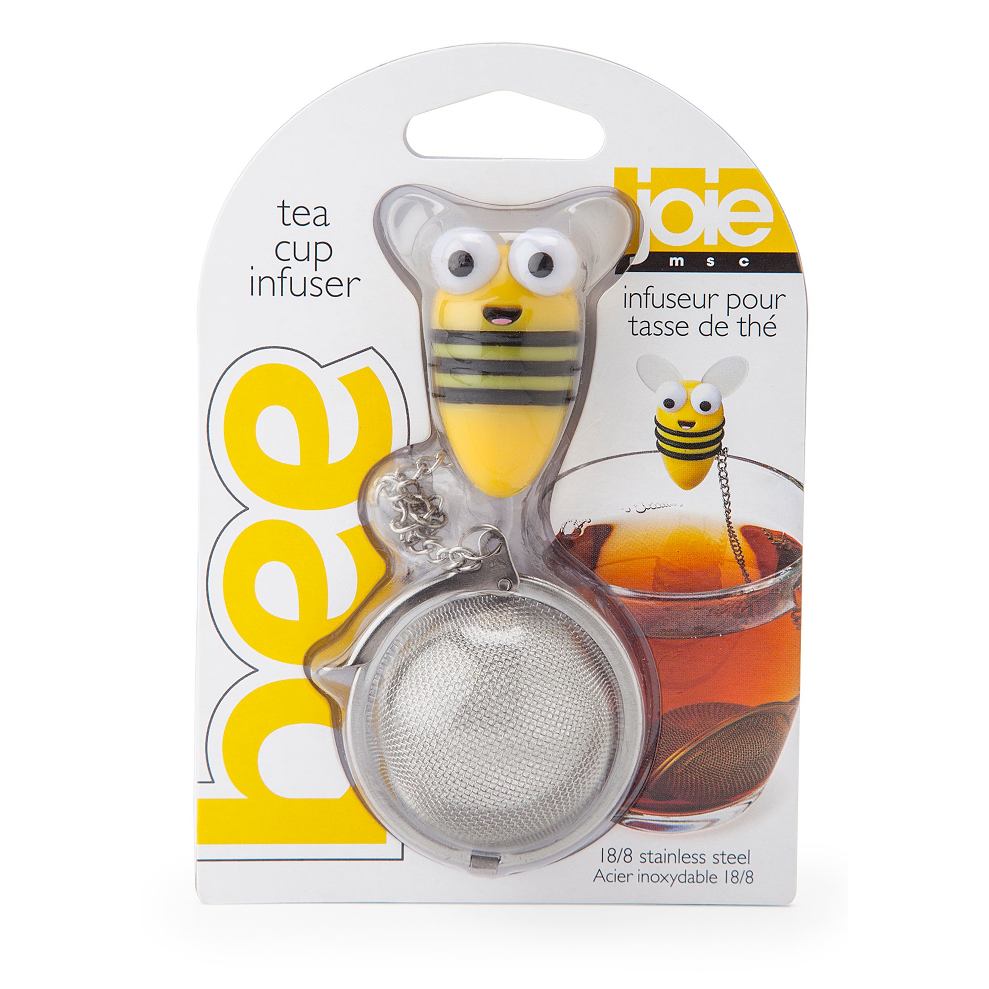 Image of Joie Bee Tea Cup Infuser Yellow