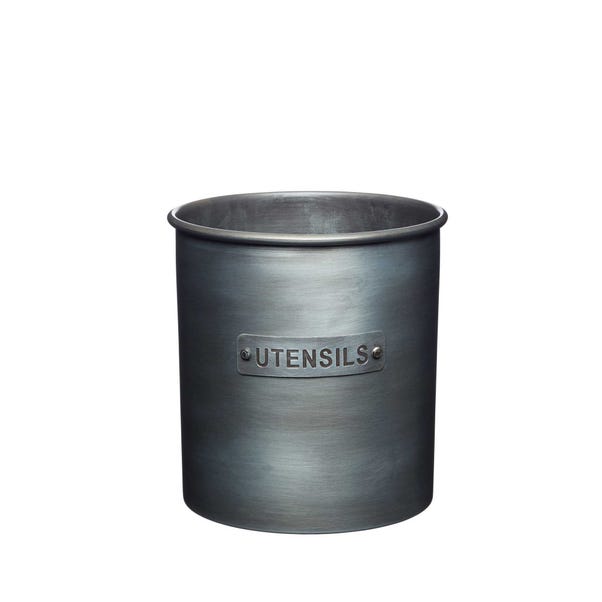 Industrial Kitchen Metal Utensil Holder image 1 of 3