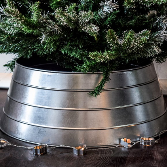 Galvanised Metal Christmas Tree Skirt