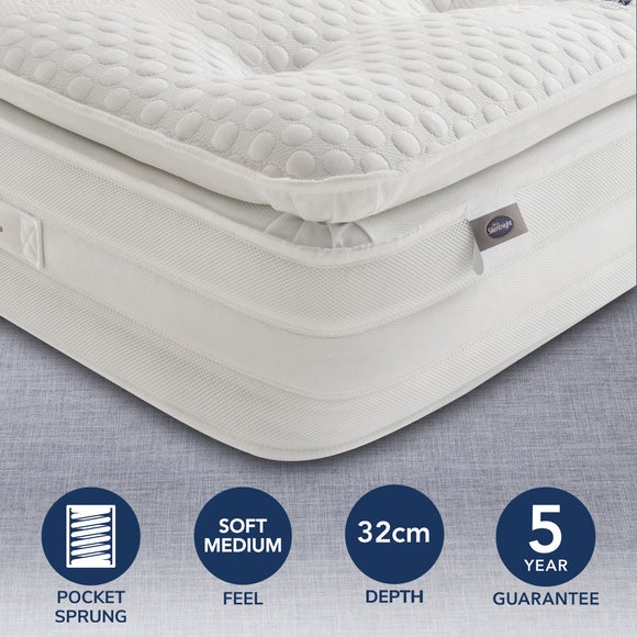 Silentnight 2000 pocket clearance luxury double mattress