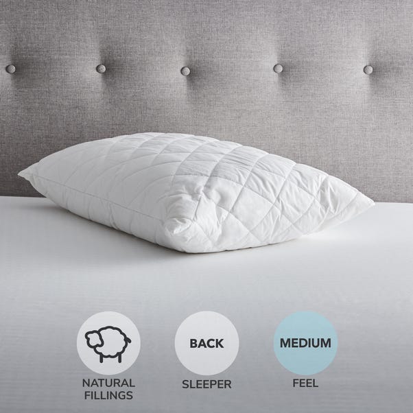 Fogarty Wool Medium-Support Pillow White