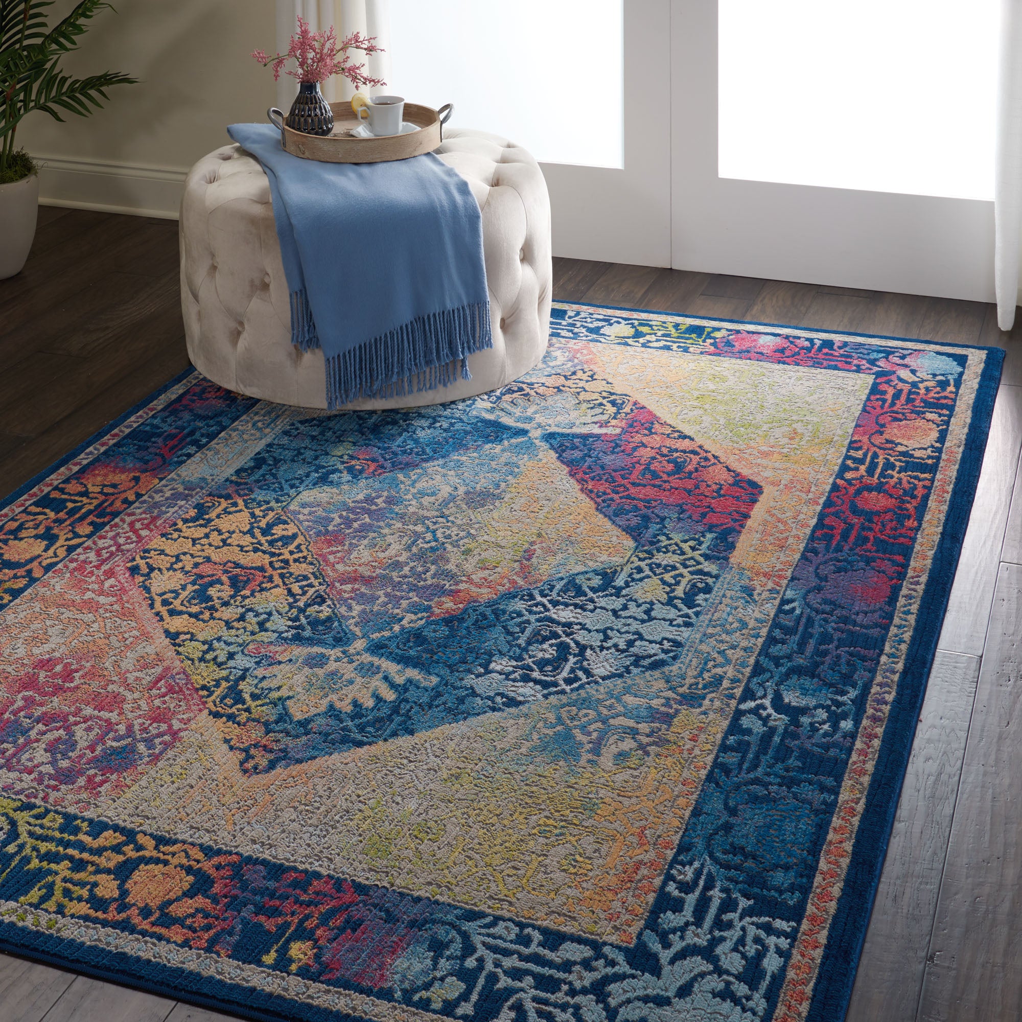 Ankara Global 4 Rug Blue