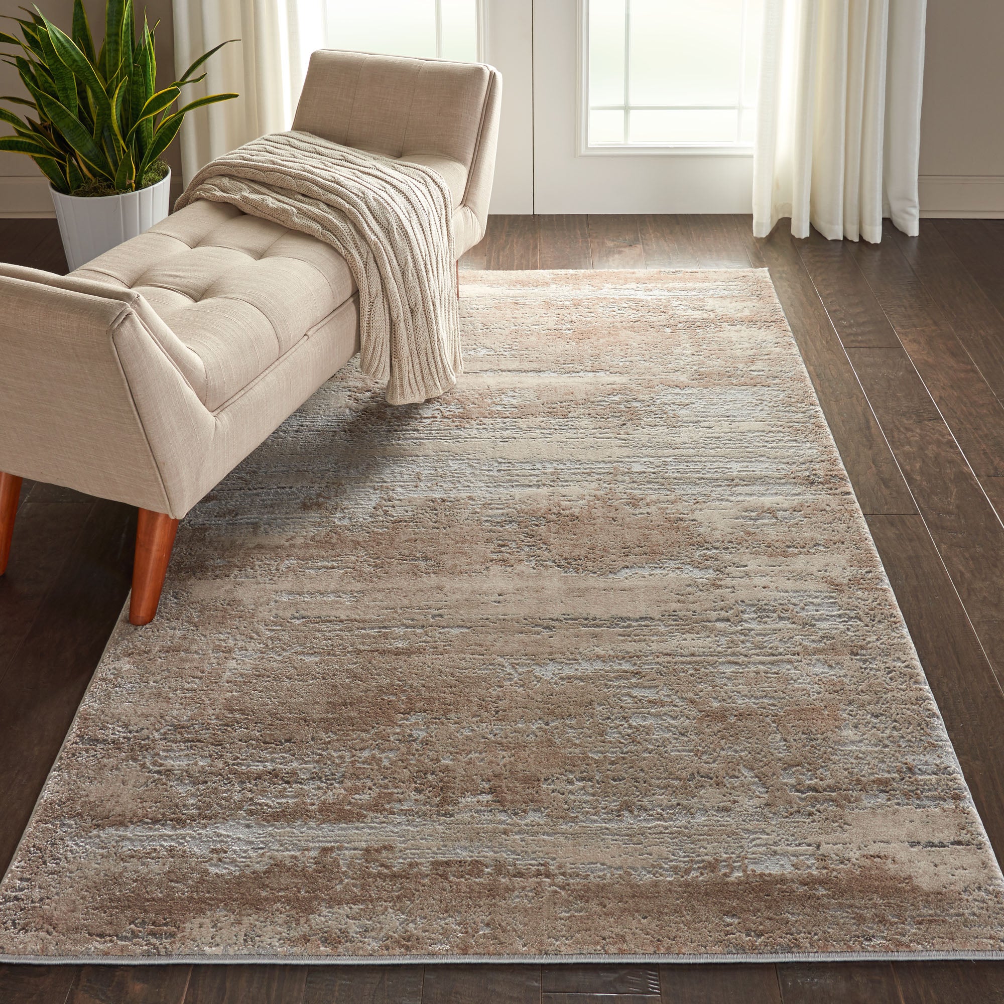 Rustic Textures 3 Rug Beige