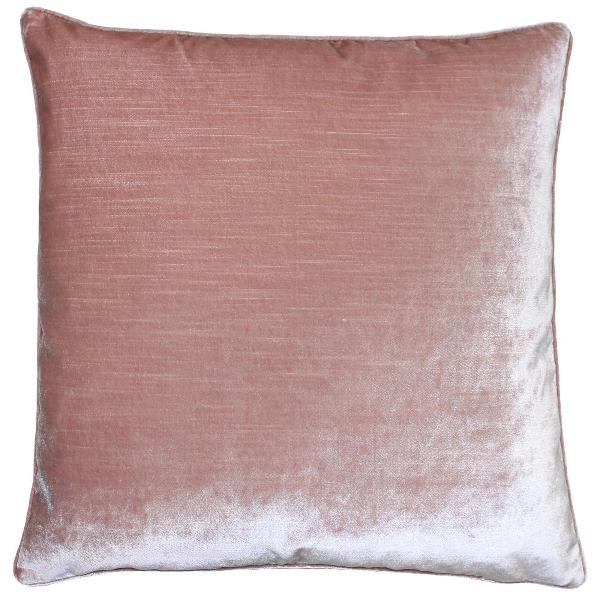 Paoletti Luxe Velvet Cushion Pink