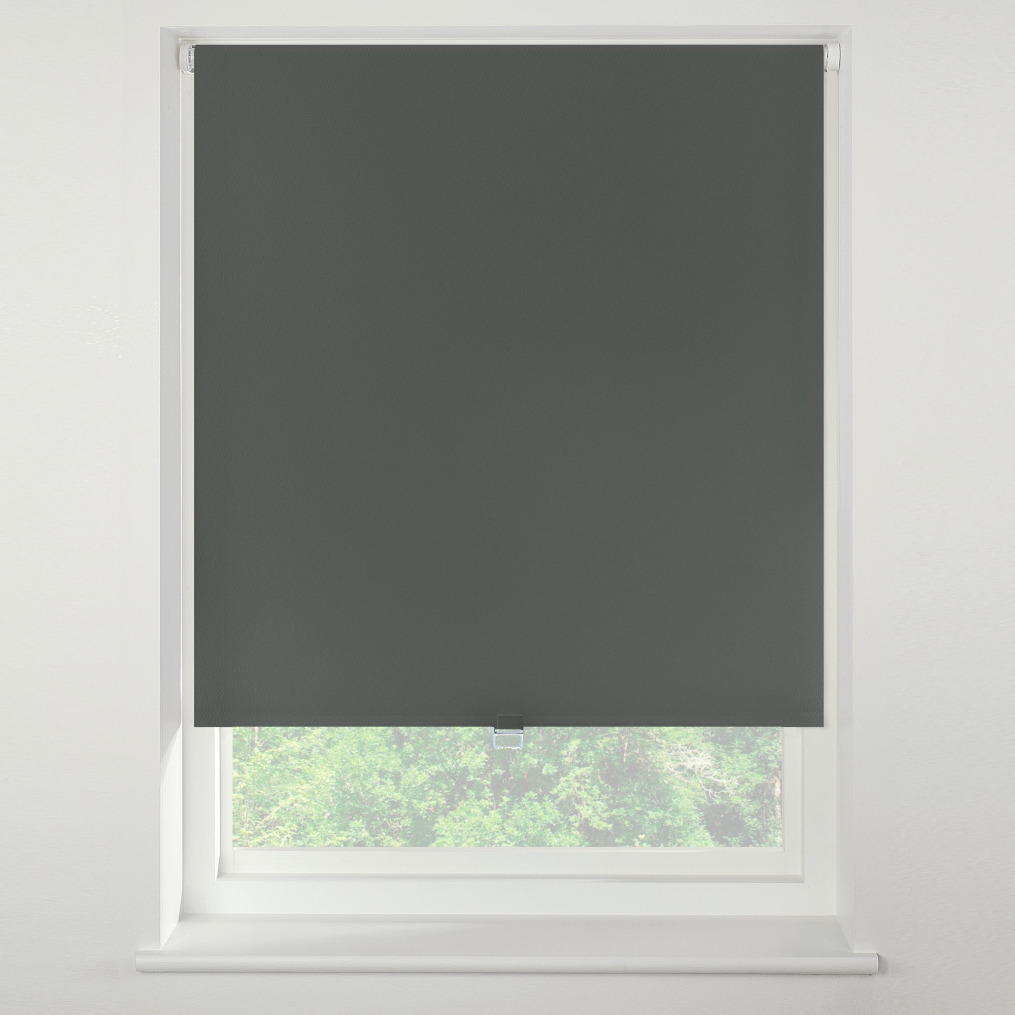 Swish Slate Cordless Blackout Roller Blind | Dunelm