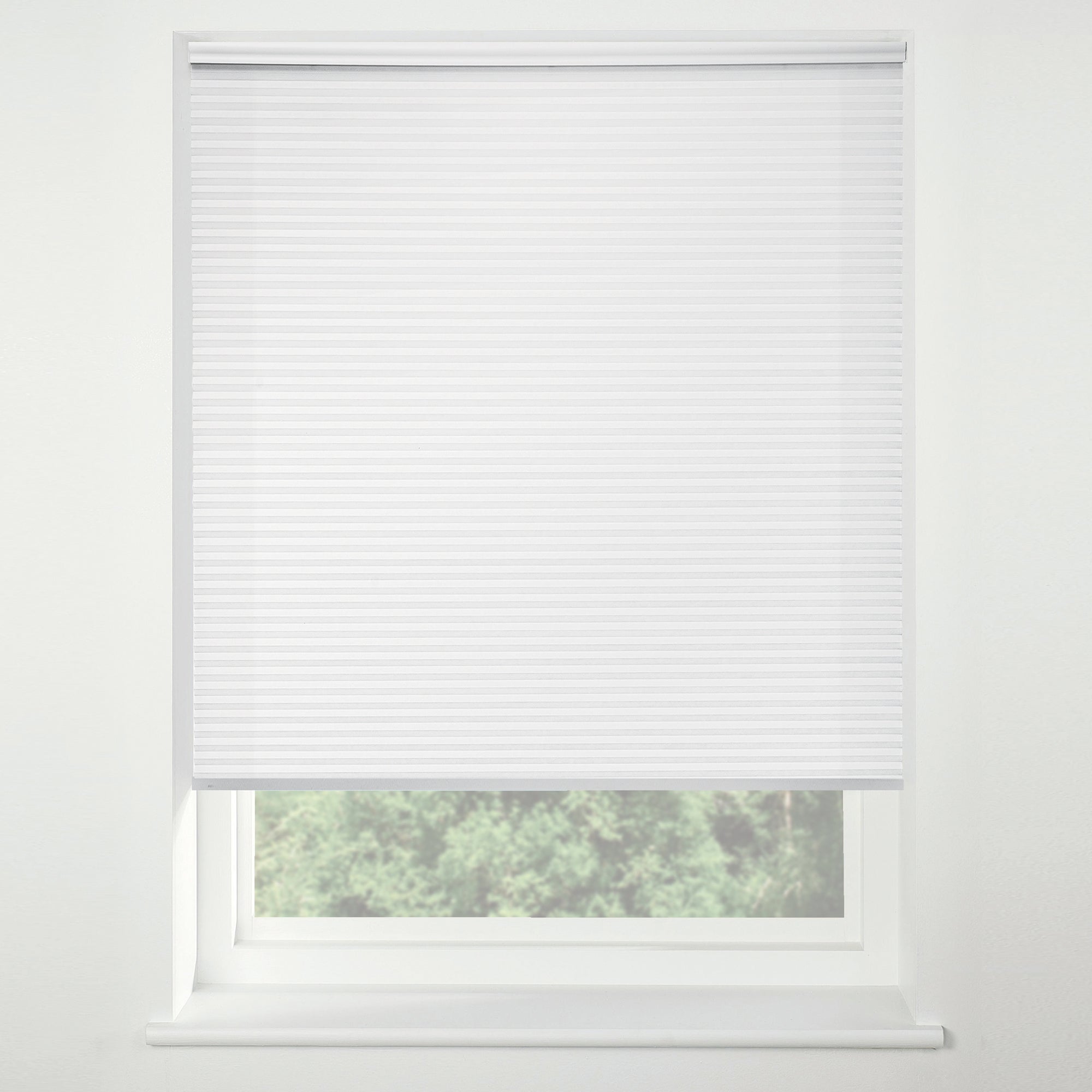 Swish Snow Flurry Cordless Insulating Pleated Blind 