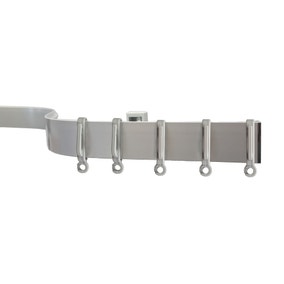 Silver Bendable Curtain Track