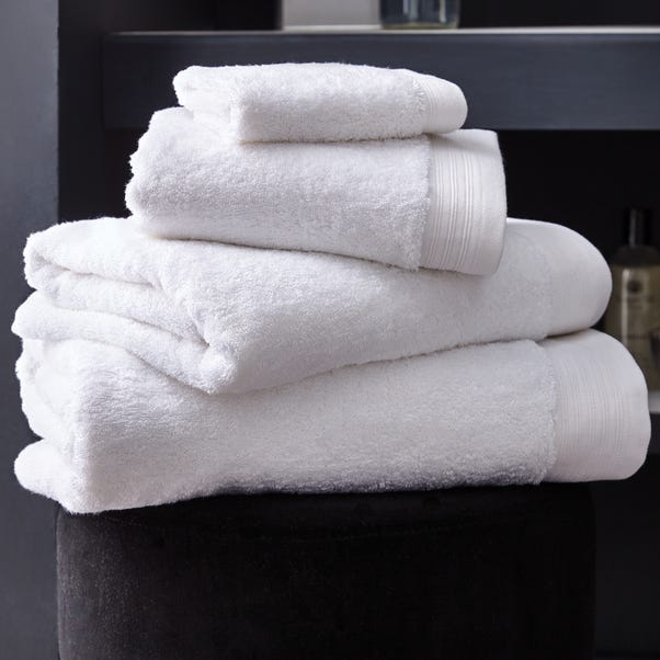 Hotel Pima Cotton White Towel  undefined