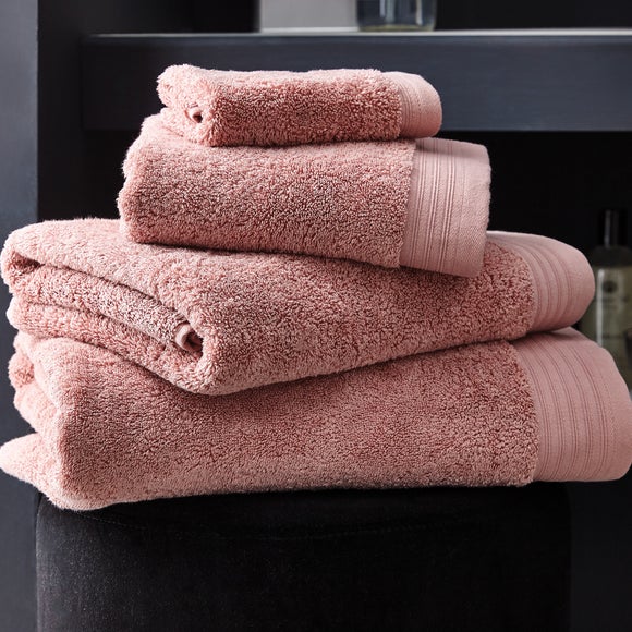 asda dusky pink towels