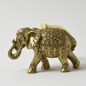 Hanging Gold Elephant Ornament