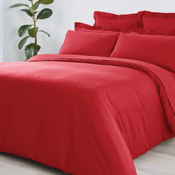Non Iron Plain Dye Duvet Cover Dunelm
