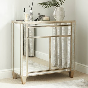 Fitzgerald Mirrored Small Sideboard
